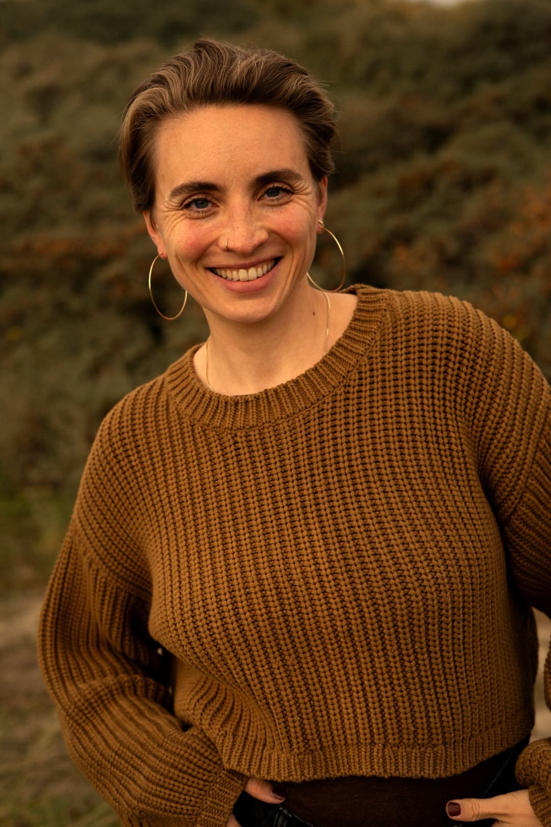 Lena Röpert in the dunes